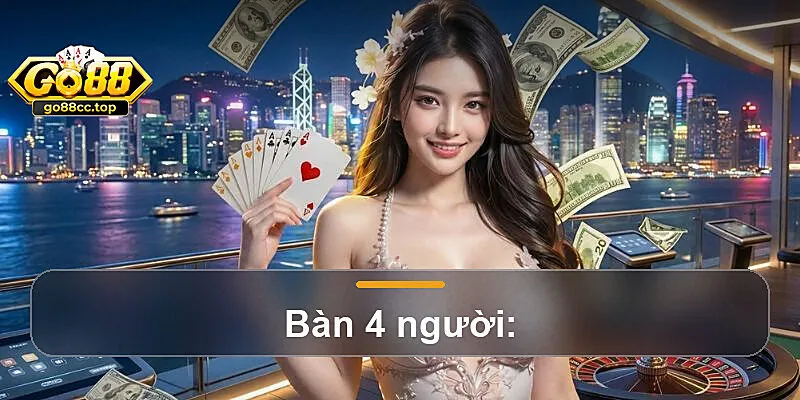 Bàn 4 người: