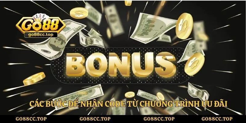 Các bước để nhận code từ chương trình ưu đãi