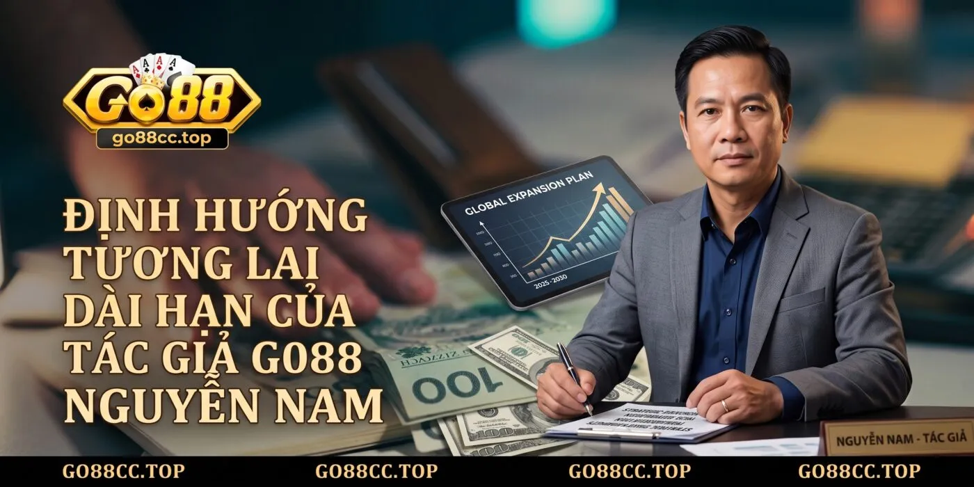 Tác Giả Go88 Nguyễn Nam – Kiến Trúc Sư Đứng Sau Thành Công Của Cổng Game Hàng Đầu 2026 2 Định hướng tương lai dài hạn của tác giả Go88 Nguyễn Nam
