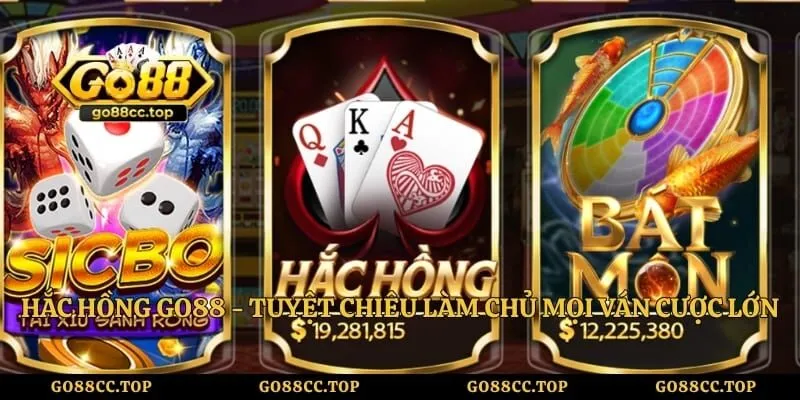 Hắc Hồng GO88 - Tuyệt Chiêu Làm Chủ Mọi Ván Cược Lớn