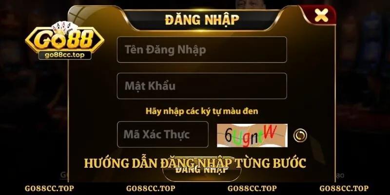 Đăng Nhập Go88 Nhanh Chóng, Hướng Dẫn Chi Tiết Cho Newbie 2 Hướng dẫn đăng nhập từng bước