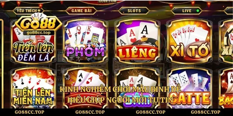 Kinh Nghiệm Chơi Mậu Binh Dễ Hiểu Giúp Người Mới Tự Tin