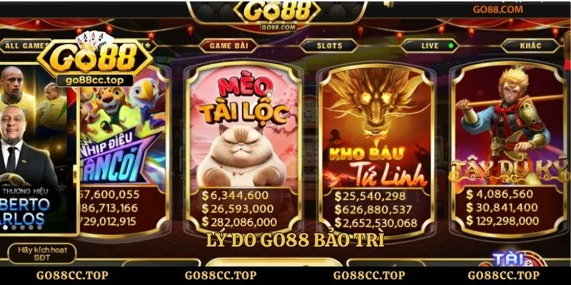 Lý do GO88 bảo trì