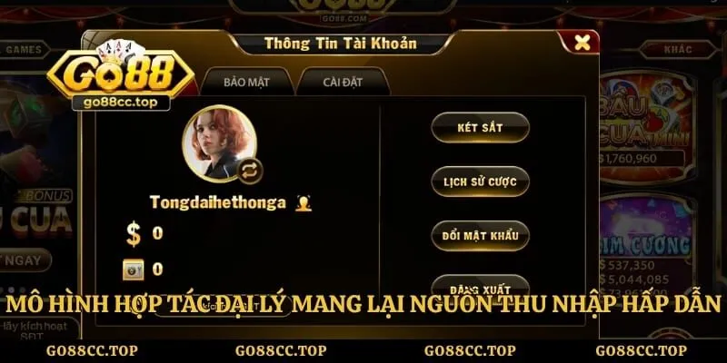 Đại Lý Go88 - Hướng Dẫn Kiếm Tiền Tỷ Cực Dễ Dàng Năm 2026 1 Mô hình hợp tác đại lý mang lại nguồn thu nhập hấp dẫn