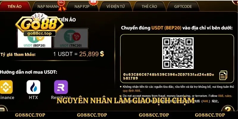 Nguyên nhân làm giao dịch chậm