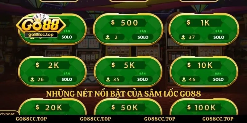 Những nét nổi bật của sâm lốc GO88
