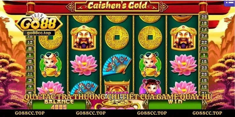 Quy tắc trả thưởng chi tiết của game quay hũ 