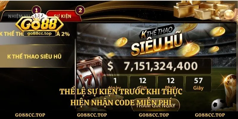 Thể lệ sự kiện trước khi thực hiện nhận code miễn phí
