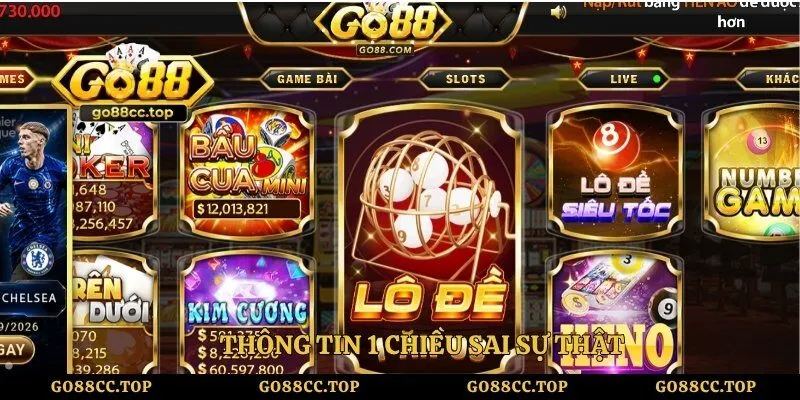 Thông tin 1 chiều sai sự thật