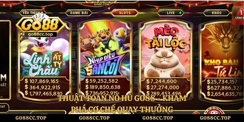 Thuật Toán Nổ Hũ Go88 - Khám Phá Cơ Chế Quay Thưởng 